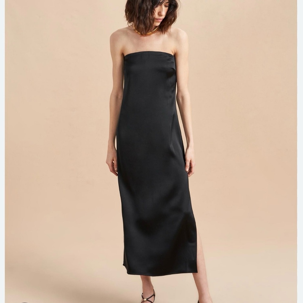 La Ligne Classic Black Lee Dress